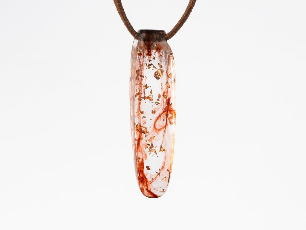 Resin Pendant Necklace 