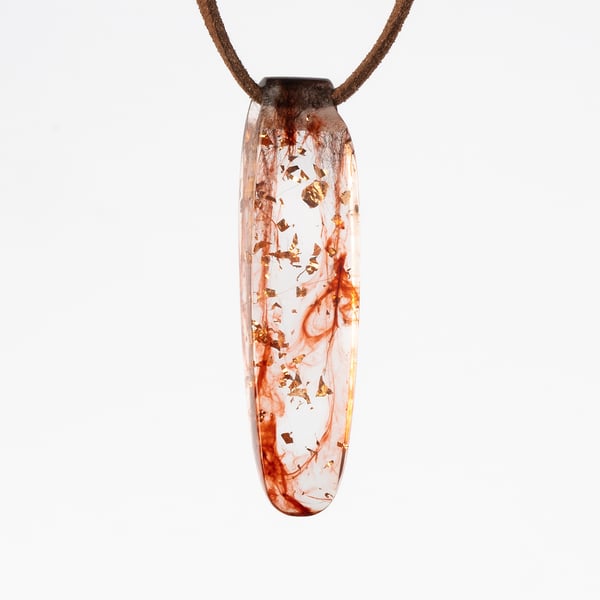 Resin Pendant Necklace 