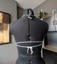 XS handmade crochet halter neck bralette top adjustable  - Image 3