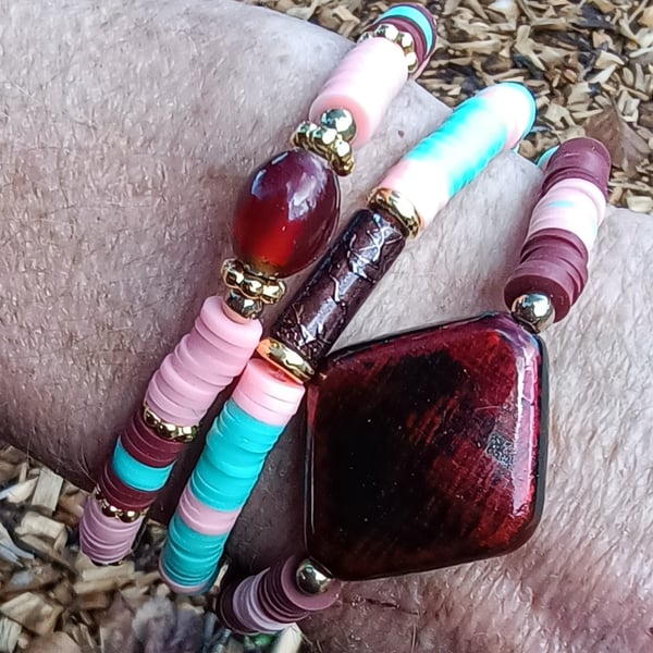 "Arabian Nights" - Set of three stacking bracelets