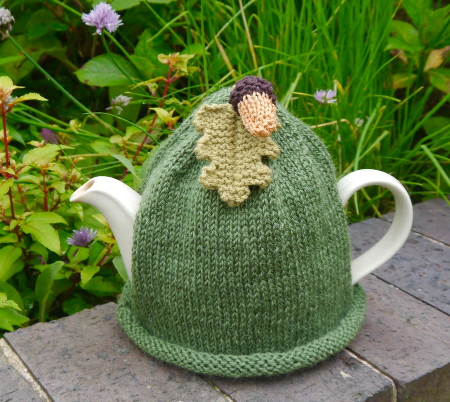 Large Acorn Tea Cosy 8 Cup, Autumn Tea Cozy