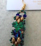 Brickwork-pattern bead earrings (customisable) - Image 1