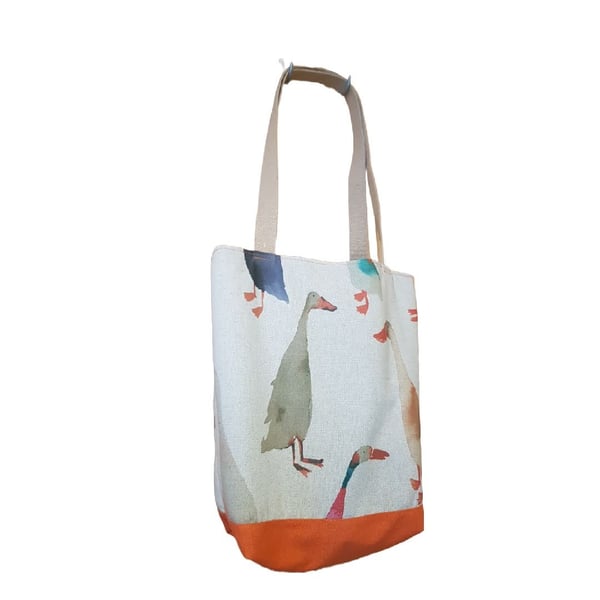 Tote bag: waddling ducks