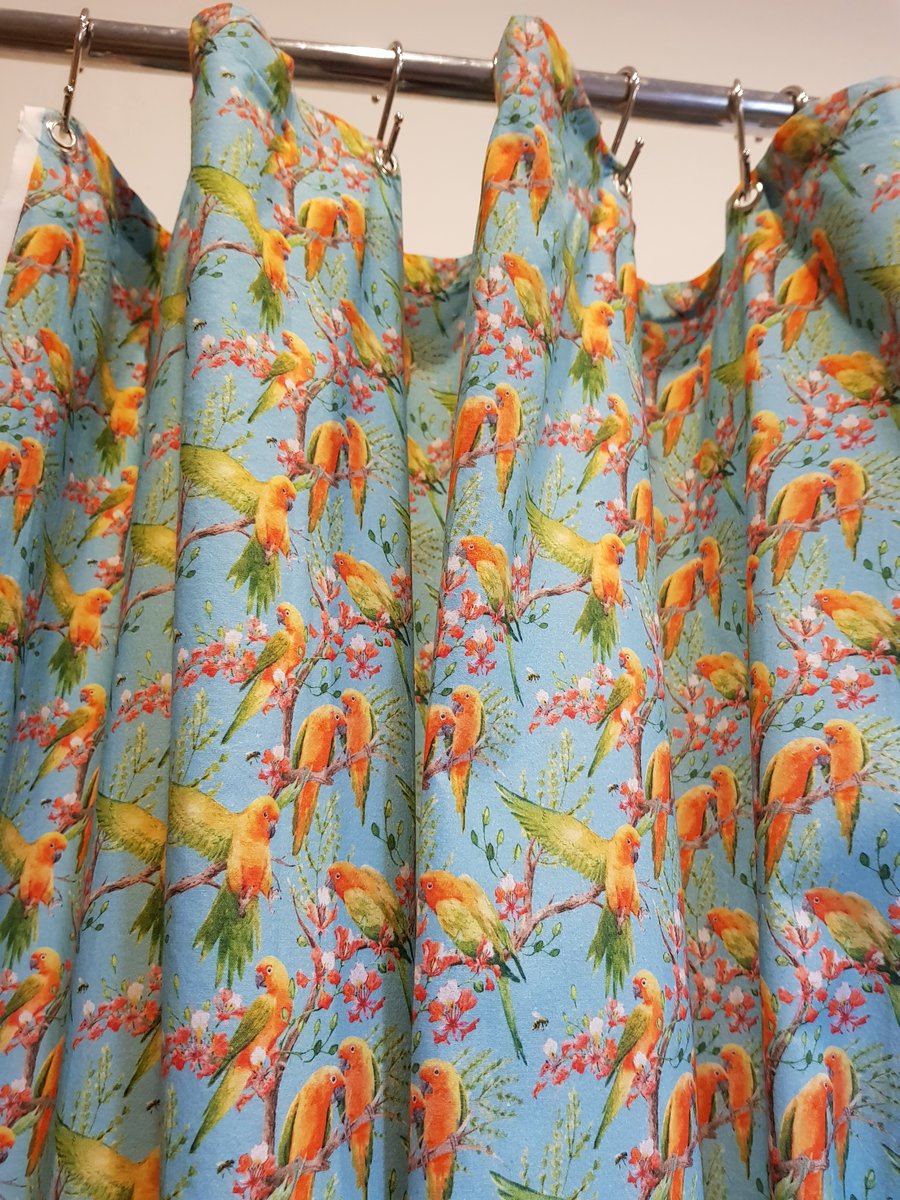 Pretty Polly natural shower curtain