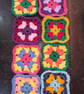 Handmade Crochet Granny Squares 