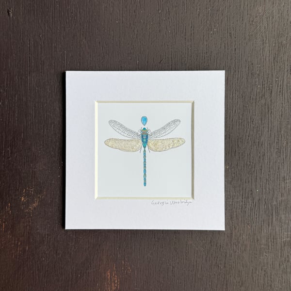 March Dragonfly Birthstone 5" x 5"