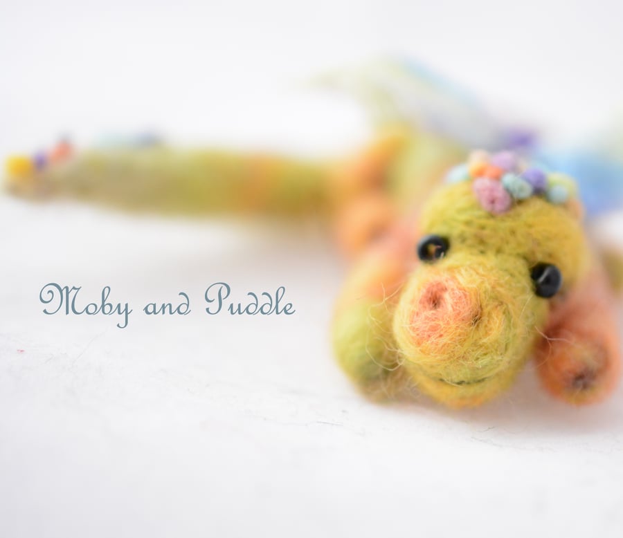 Neep The Needle Felted Dragon
