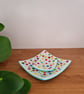 Fused glass spotty dish set