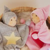 First waldorf natural doll for baby