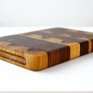 Solid Walnut End Grain Chopping Board – Handmade 