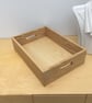 Handmade Solid hardwood Paper Tray: Office Desk Organizer - Image 2