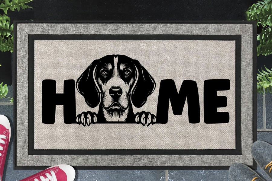 Treeing Walker Coonhound Home Door Mat No.1 - Welcome Mat - All Weather 