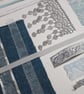 Blue Frost Slow Stitching kit - upcycled and zero waste textiles  - Image 7