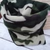 Small Dog Snood Camouflage Fleece 