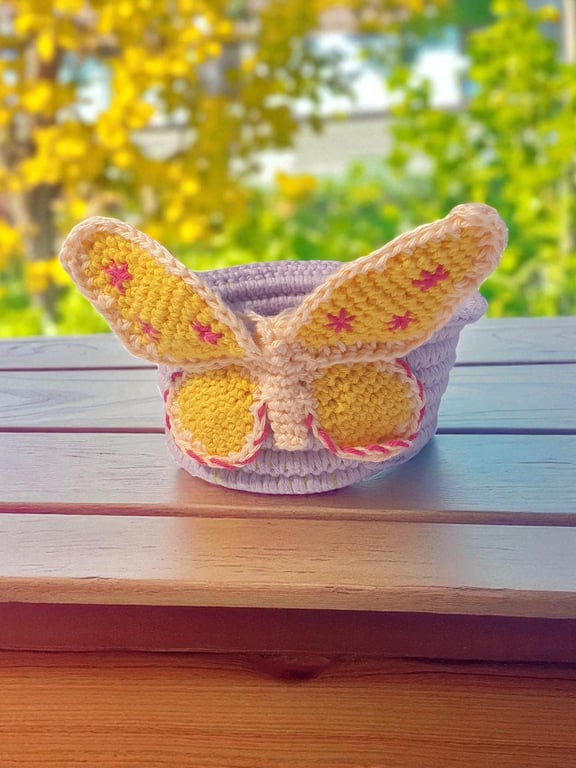 Butterfly affirmation basket 