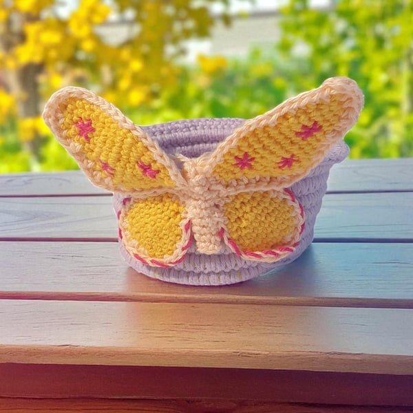 Butterfly affirmation basket 