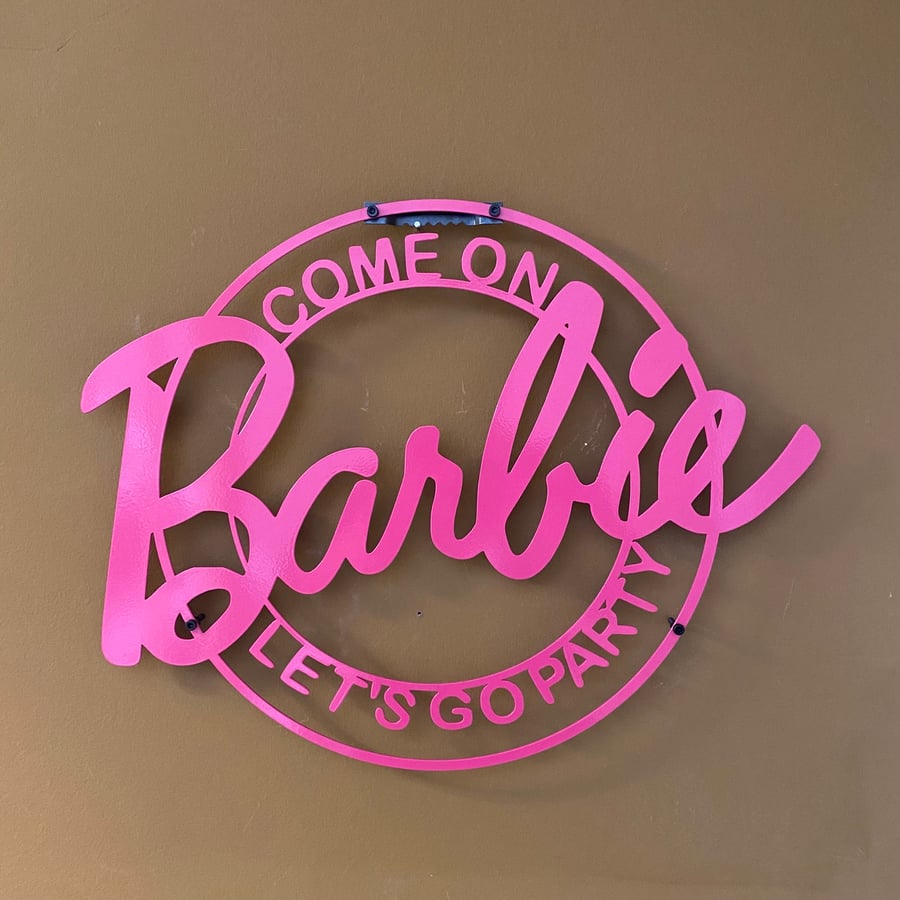 Metal Wall art Barbie Sign Home wall Decor Perfect for GiftPresent