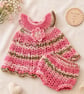 Crochet Baby Dress & Bloomers Set