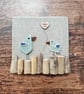 Sea glass, sea pottery and driftwood THANK YOU birds - Image 5