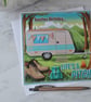 Birthday Blue Caravan Forest Camping Life's A Pitch 3D Luxury Handmade Cards - Image 3