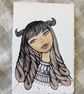 Fibre Demon Ink & Watercolour Portrait Illustration
