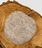 Apple shaped Scottish tweed coaster - Image 7