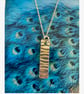 Sterling Silver Embossed Pendant and Chain