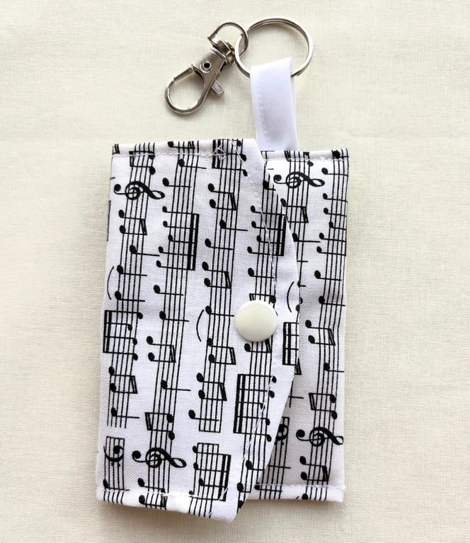 Musical pouch keyring