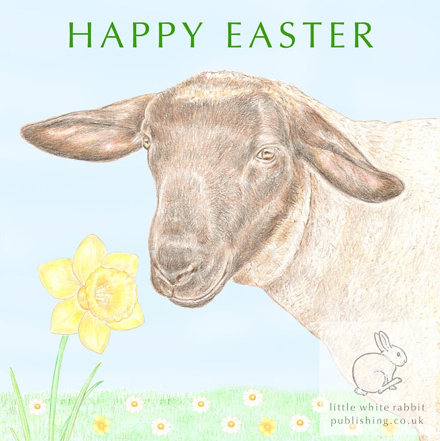Jake the Sheep - Easter Card