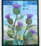 Thistle Kit  Art Quilt Wall Hanging  - Image 4