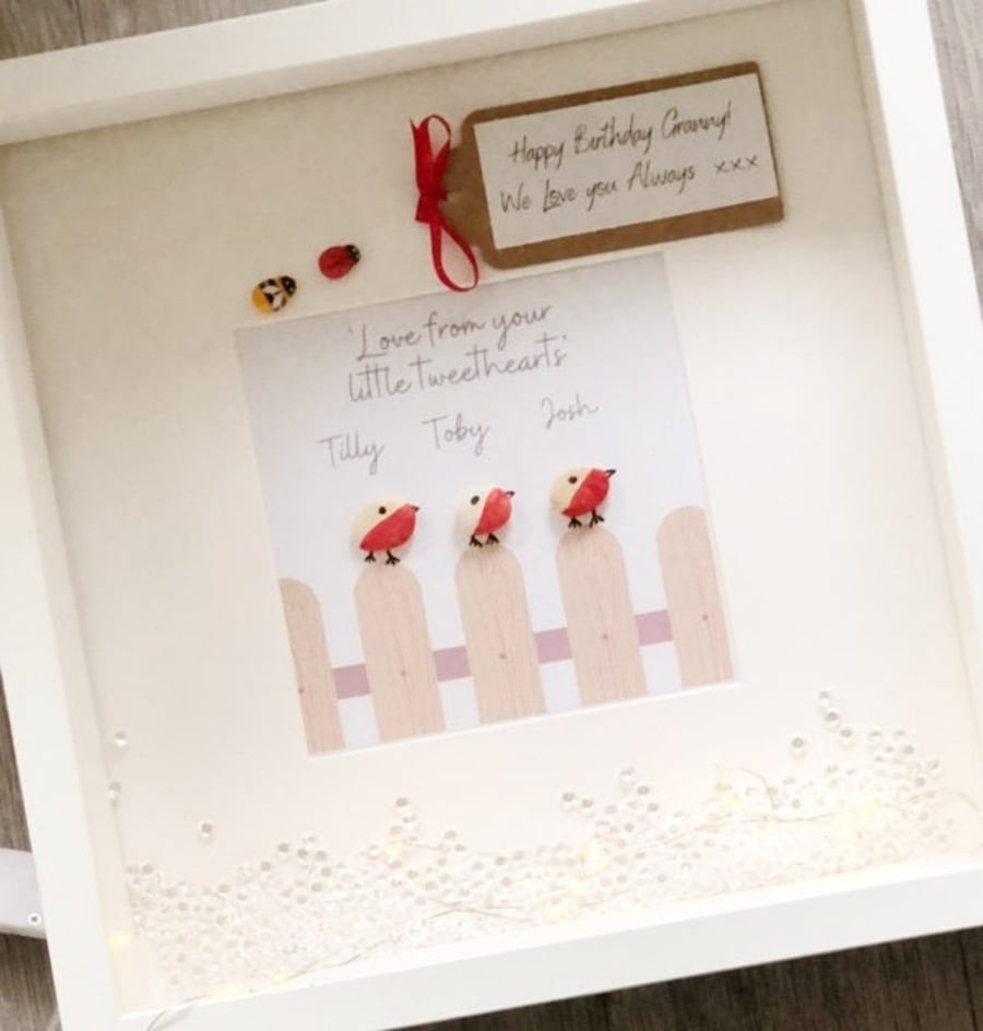 Grandmother Birthday, Pebble Art, Granny, Personalised Grandma Gift, Nan, Birthd