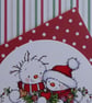 Snowman Couple Christmas Card - Image 6