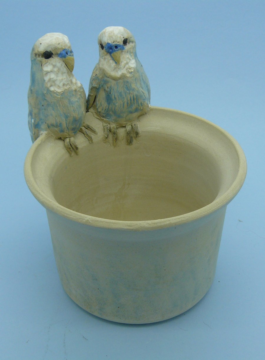 Two Love Budgie bowl