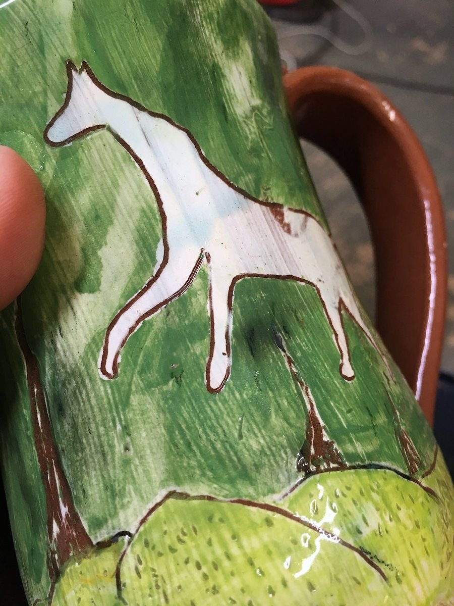 Cherhill White Horse Tankard