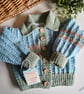 Designer Hand Knitted Baby Boys Cardigan Size 3-9 months size - Image 6