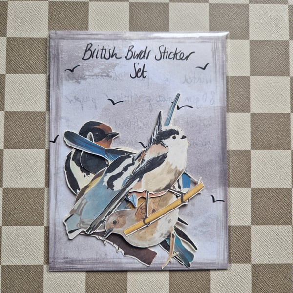 British Birds Sticker Set