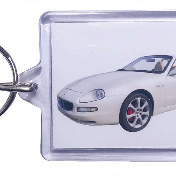 Maserati 4200 2001 - Keyring with 50x35mm Insert - Car Enthusiast