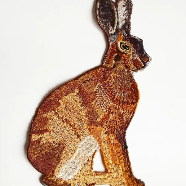 Hare Embroidered Hanging Decoration 