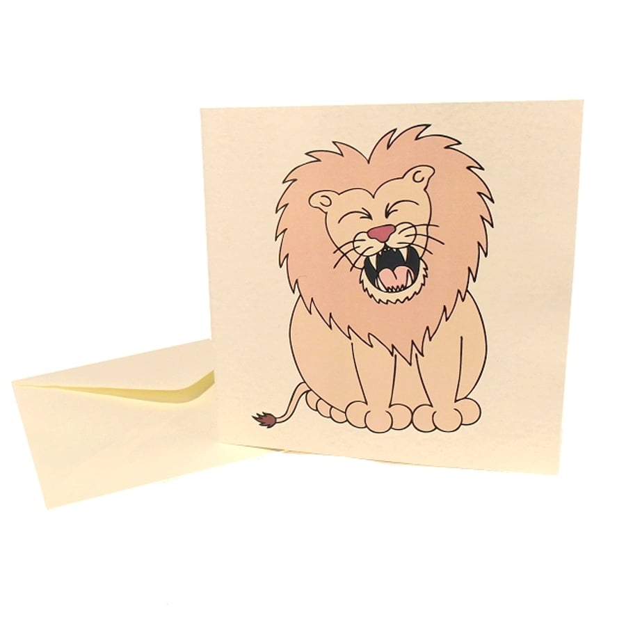 Lion Card with You're Roarsome inside