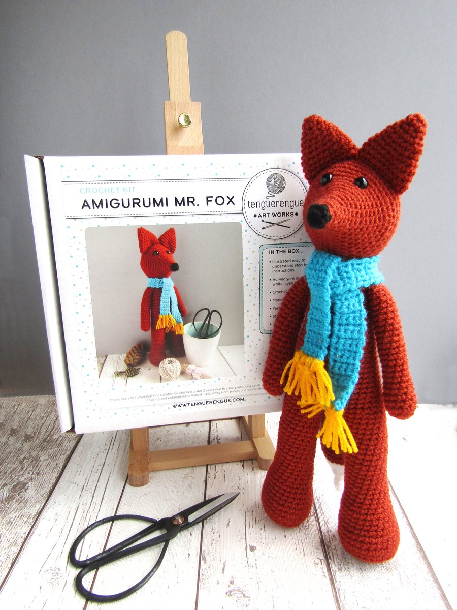 Crochet kit: Mr. Fox