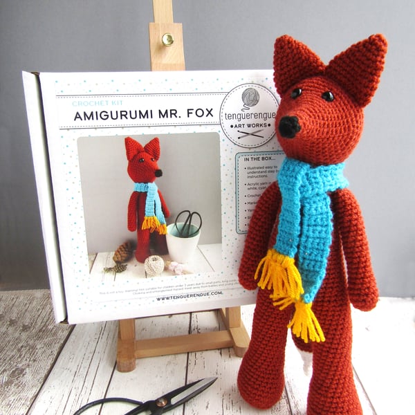 Crochet kit: Mr. Fox