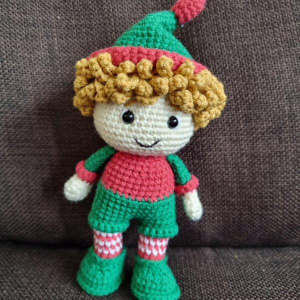 Crochet Noel the Christmas Elf boy