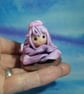 Tiny Blossom Gnome 'Lyla' flower tableau OOAK Sculpt by Ann Galvin - Image 4