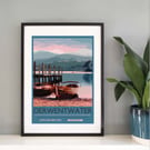 Derwentwater Lake District UK Travel Print from Silver and Paper Prints NW006m