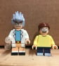 RICK AND MORTY - Framed minifigures - awesome art work
