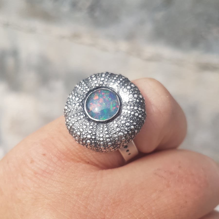 Urchin Opal Ring any size