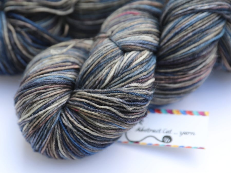 Nuts and Bolts - Superwash wool-nylon 4 ply yarn