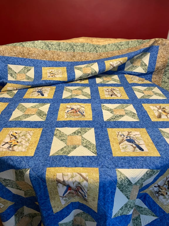 Wings and Whirl - Patchwork Quilt