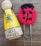 Ladybird giant paperclip bookmark - Image 2