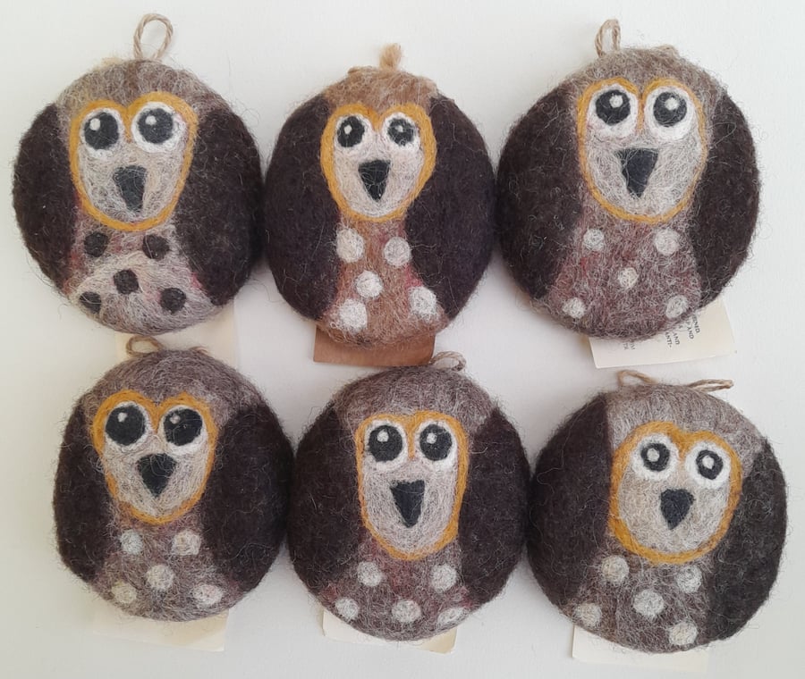 Dartmoor Wool Needle Felted Owl Soap